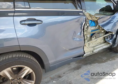 2016 Toyota Highlander Limited Platinum V6 from USA, damaged, VIN 5TDYKRFH9GS180231